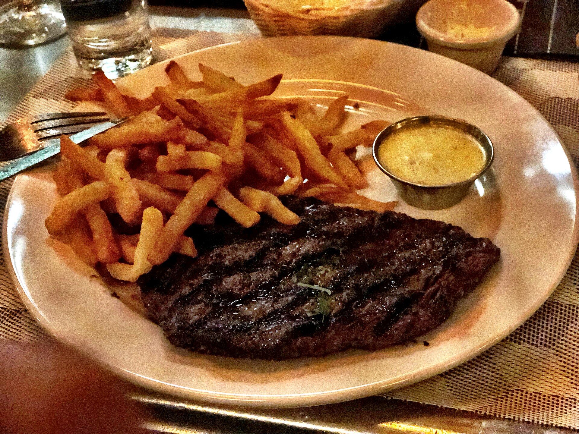 Grillade et frites maison